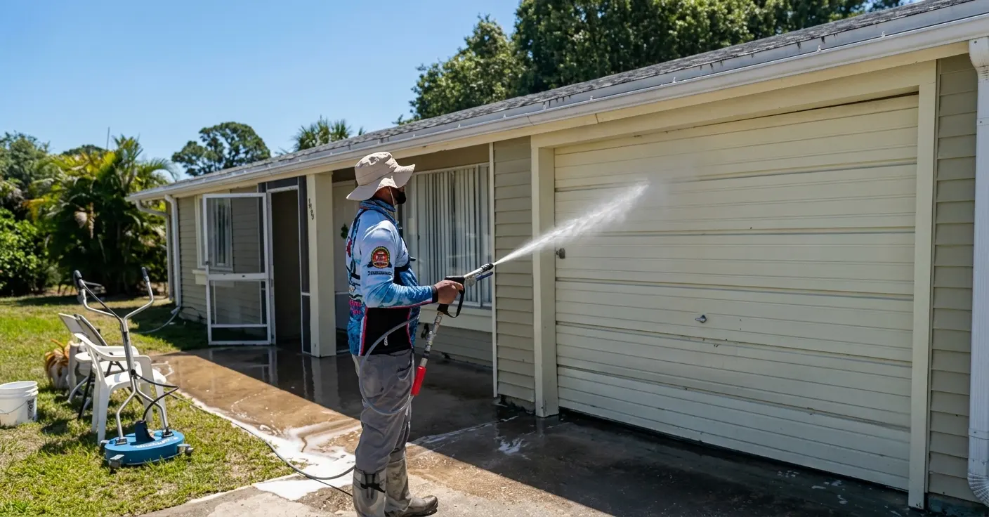 Pressure washing services