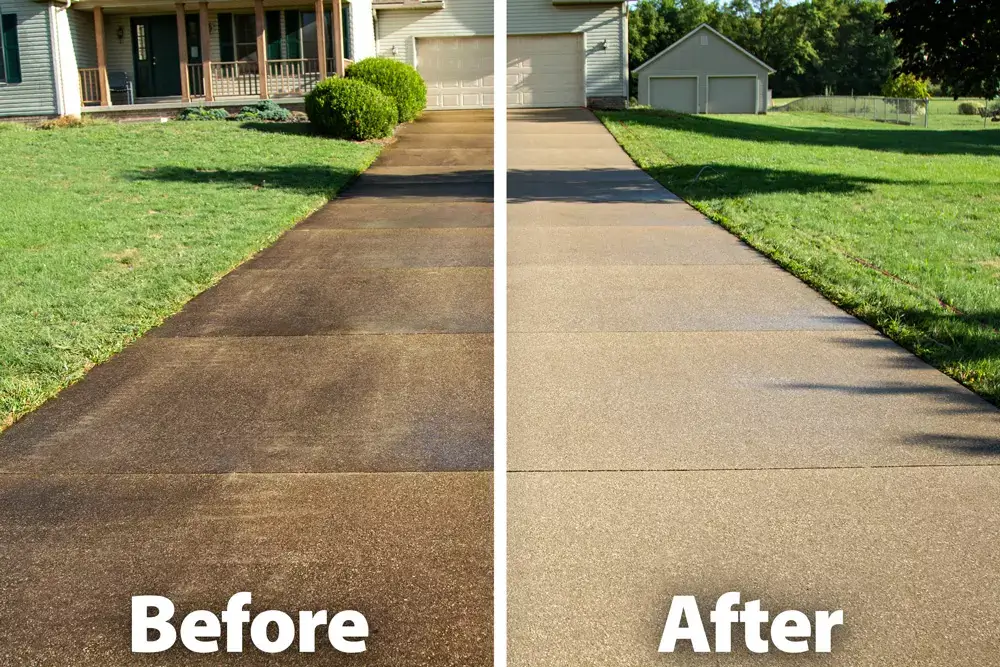 driveway pressure washing